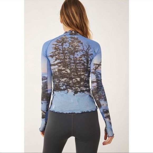 NWT FP Movement Printed High Jump Long Sleeve Back Country Combo - Picture 5 of 9